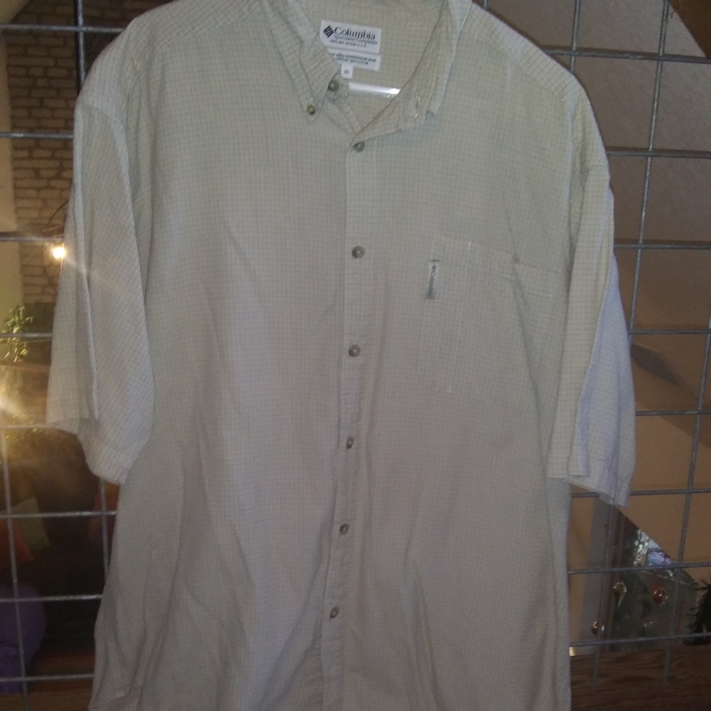 Mens Cream Columbia Shirt